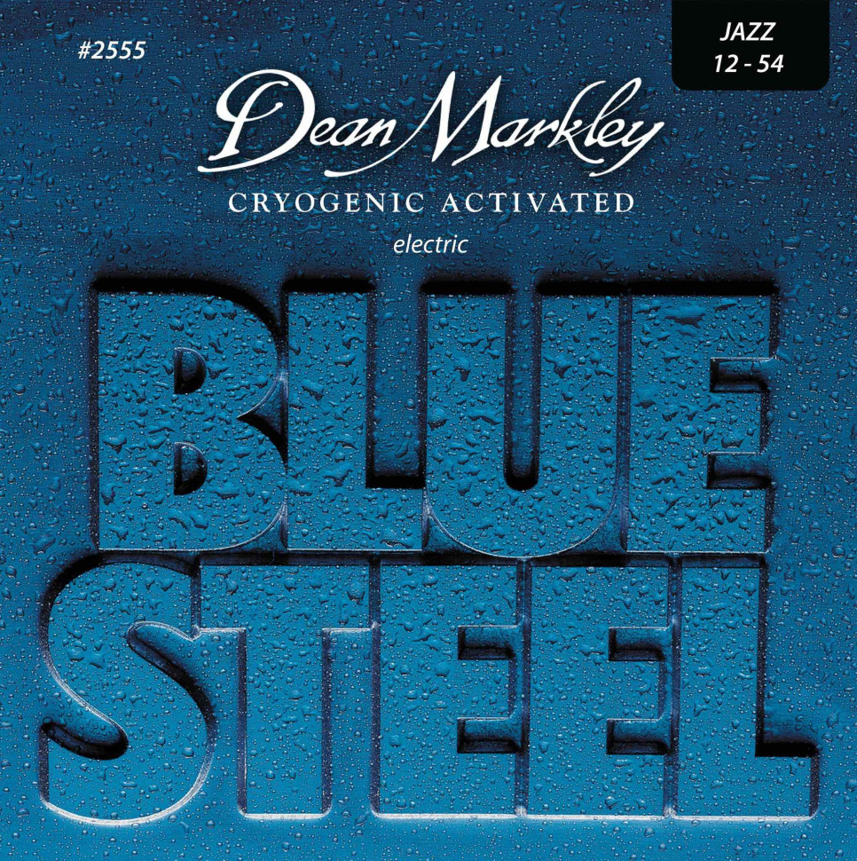 DM2555 Blue Steel Комплект струн для электрогитары, никелированные, 12-54, Dean Markley