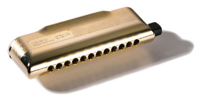 M754502 CX12 GOLD Губная гармошка хроматическая C-major Hohner
