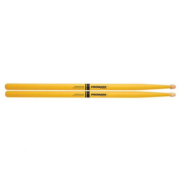 RBH535AW-YELLOW 7A Rebound Барабанные палочки, желтые, смещенный баланс, орех гикори, ProMark