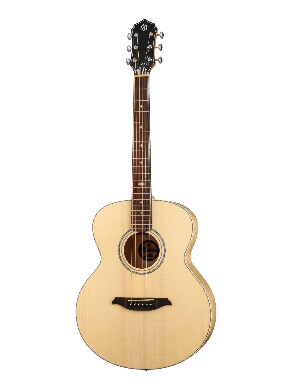 SJ-60NA Акустическая гитара, с чехлом, цвет натуральный, Mollo Guitar