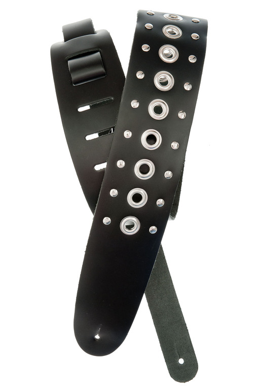 25LGS02 Metal Collection Кожаный ремень для гитары, заклепки «Grommet 1», Planet Waves