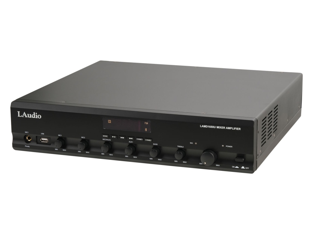 LAMD1650U Микшер усилитель мощности трансляционный, 650Вт, LAudio
