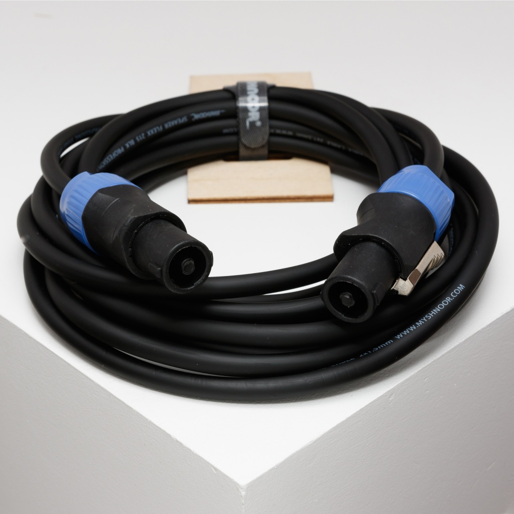 SC215-SPSP-25m Кабель акустический гибкий, 2x1,5мм, Speakon, 25м, SHNOOR