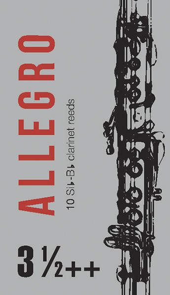 FR18C008 Allegro Трости для кларнета № 3,5++ (10шт), FedotovReeds