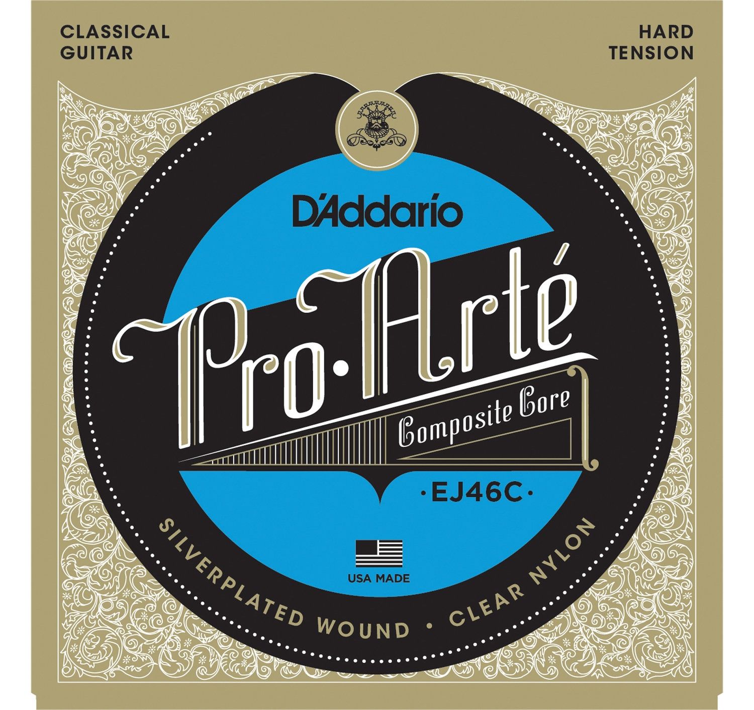 D'ADDARIO EJ46C - струны для классической гитары, Composite Hard