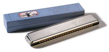 M785401 Orchestra Bravo Губная Гармошка тремоло 48 Hohner