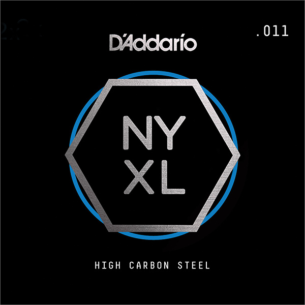 NYS011 NYXL Отдельная струна для гитары, сталь, .011, D'Addario
