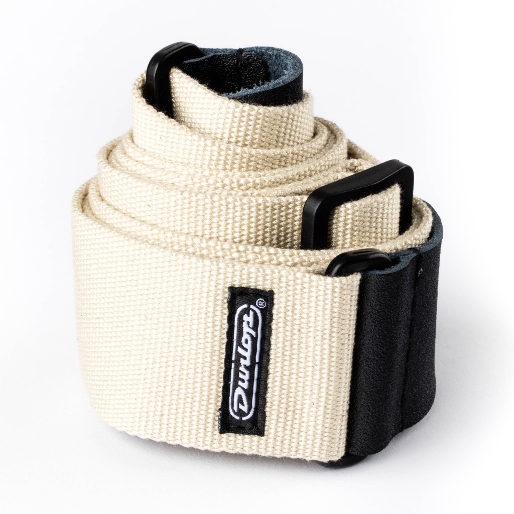 D21-02N Ремень для гитары, хлопок, цвет натуральный, Dunlop