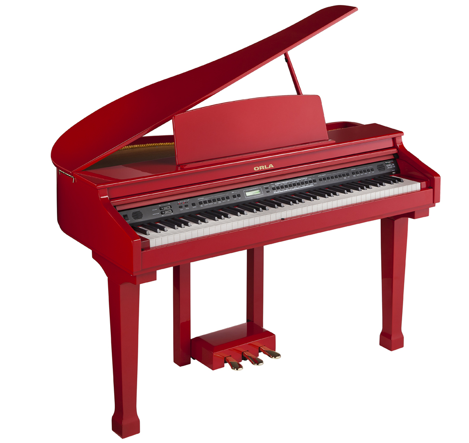 Grand-120-RED Цифровой рояль, с автоаккомпанементом, красный (3 коробки), Orla