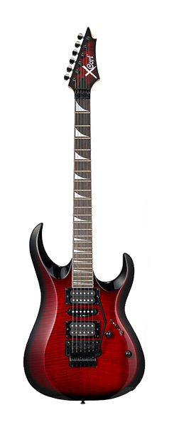 X-11-BCS X Series Электрогитара, красная, Cort