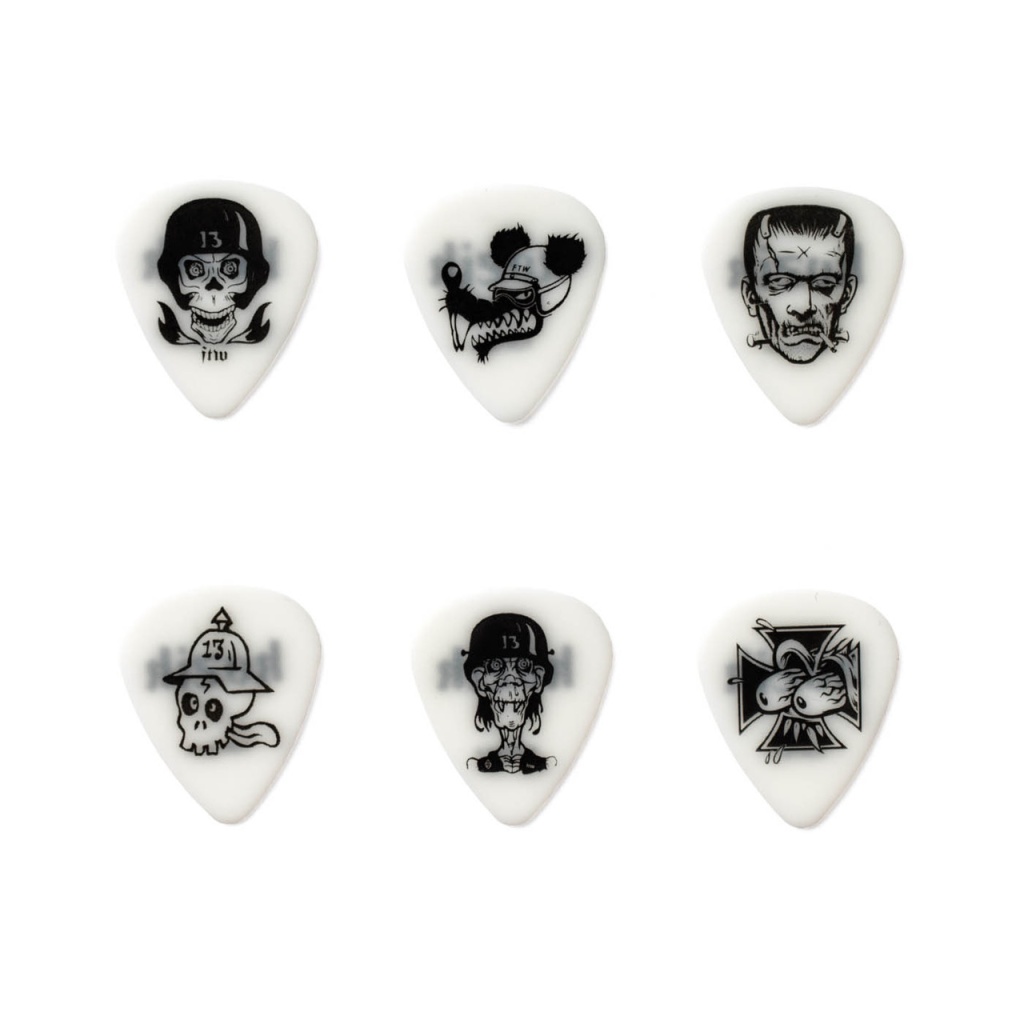 BL113P100 Frank Kozik 2 Медиаторы 6шт, толщина 1.00мм, Dunlop