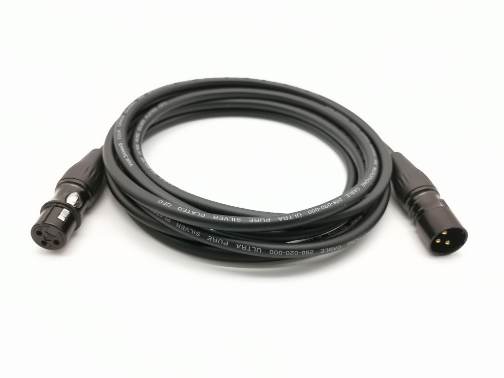 G1-XLR-M-F-0400-0 Кабель микрофонный XLR-M-F, 4м, ZZcable