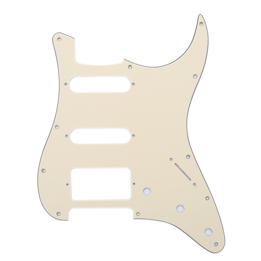MX0313 Пикгард для электрогитары Fender Stratocaster HSS, 3 слоя, кремовая, Musiclily