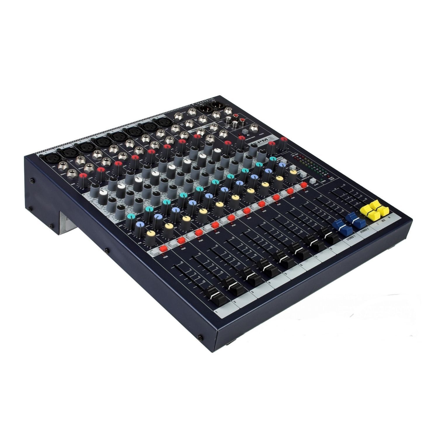 SOUNDCRAFT EPM8 - микш. пульт 8 моно, 2 стерео, 2 Aux, фейдеры 60мм. Возможен монтаж в рэк, крепле