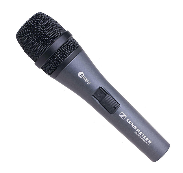 004516 E845-S Микрофон динамический, с выключателем, Sennheiser