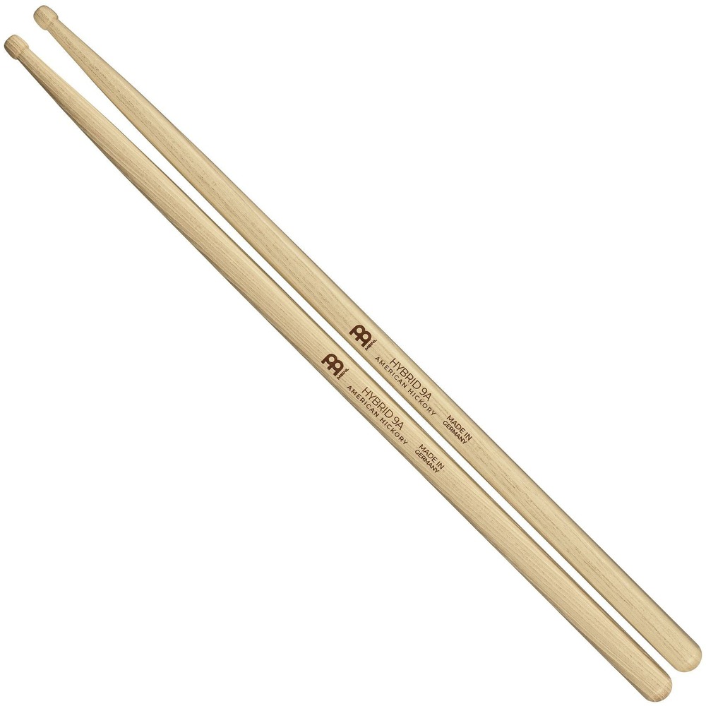 SB133-MEINL Hybrid 9A Барабанные палочки, деревянный наконечник, орех гикори, Meinl
