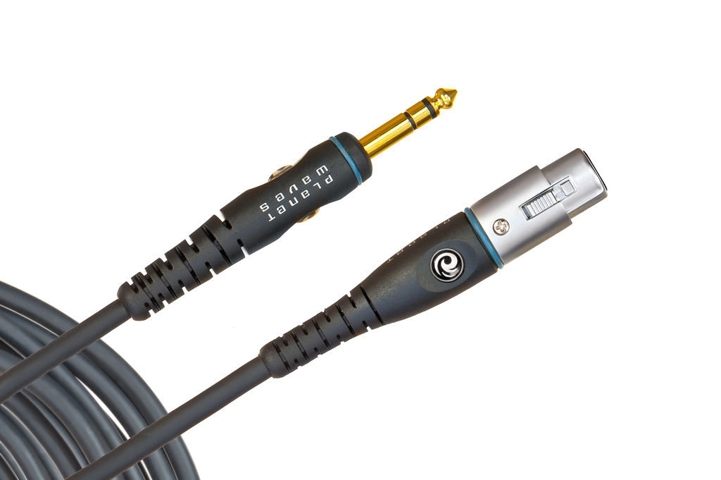 PW-GM-25 Custom Series Микрофонный кабель, XLR Female — 1/4дюйма (6.35мм), 7.62м, Planet Waves