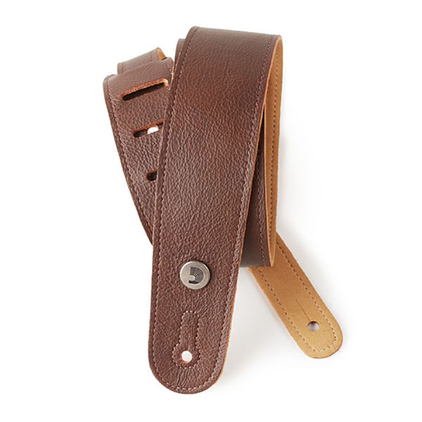 20GL01 Slim Garment Ремень для гитары, кожа, коричневый, Planet Waves
