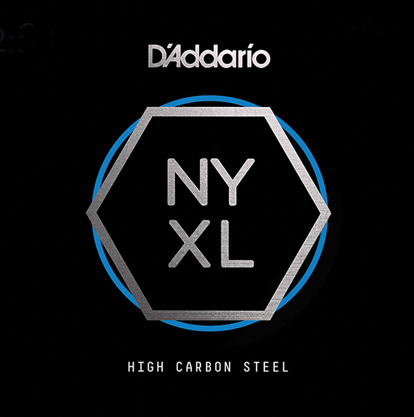 NYS020 NYXL Отдельная струна для гитары, сталь, .020, D'Addario