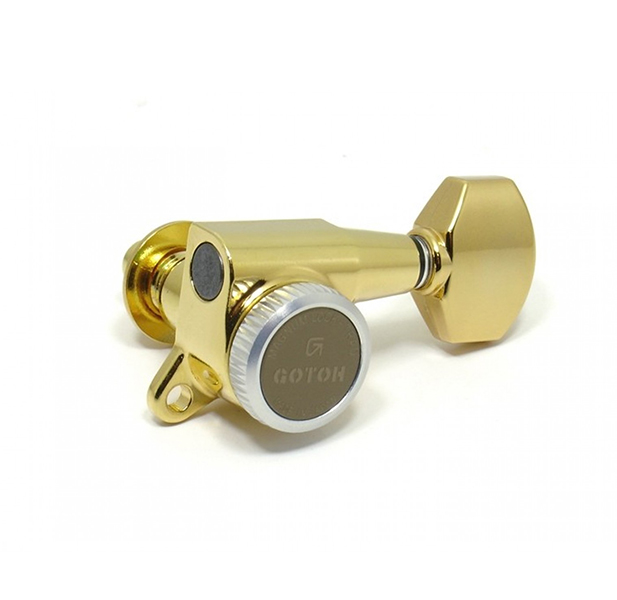 SG381-MGT-07-GG-L6 Колки для гитары 6л, локовые, золото, Gotoh