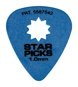 30025 Star Pick Медиаторы 12шт, толщина 1.00мм, Everly