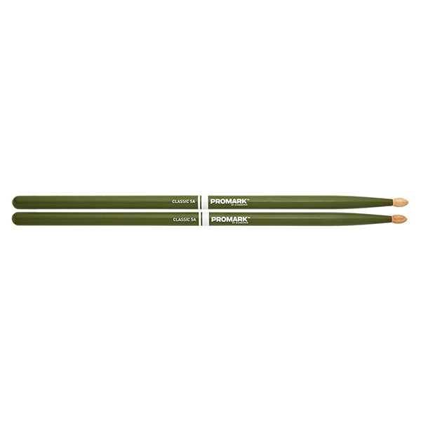 TX5AW-GREEN 5A Барабанные палочки, зеленые, орех гикори, ProMark