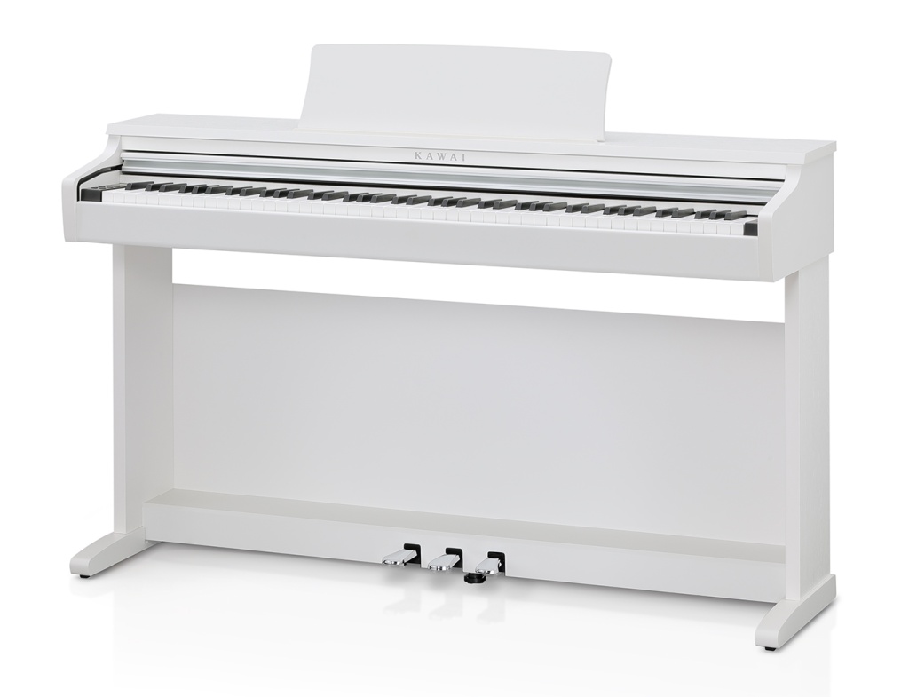 KDP-110G-W Цифровое пианино со стойкой и педалью, белое, Kawai