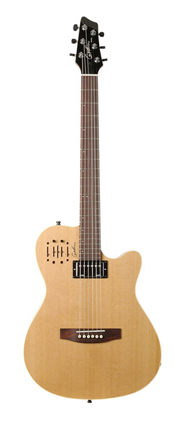030293 A6 Ultra Natural SG Электрогитара, с чехлом, Godin