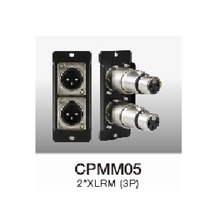 CPMM05 Модуль коммутационной панели CPM101 2 х XLR(M) 3р, Soundking