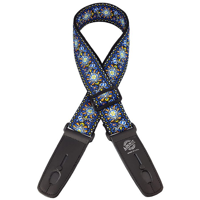LIS-062-BC Retro series Ремень для гитары с блокировкой, Lock-It Straps, D'Andrea