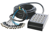 XSNC1204-30 Сценическая коммутационная коробка, 12хXLR входов + 4хXLR выхода, 30м, Superfix