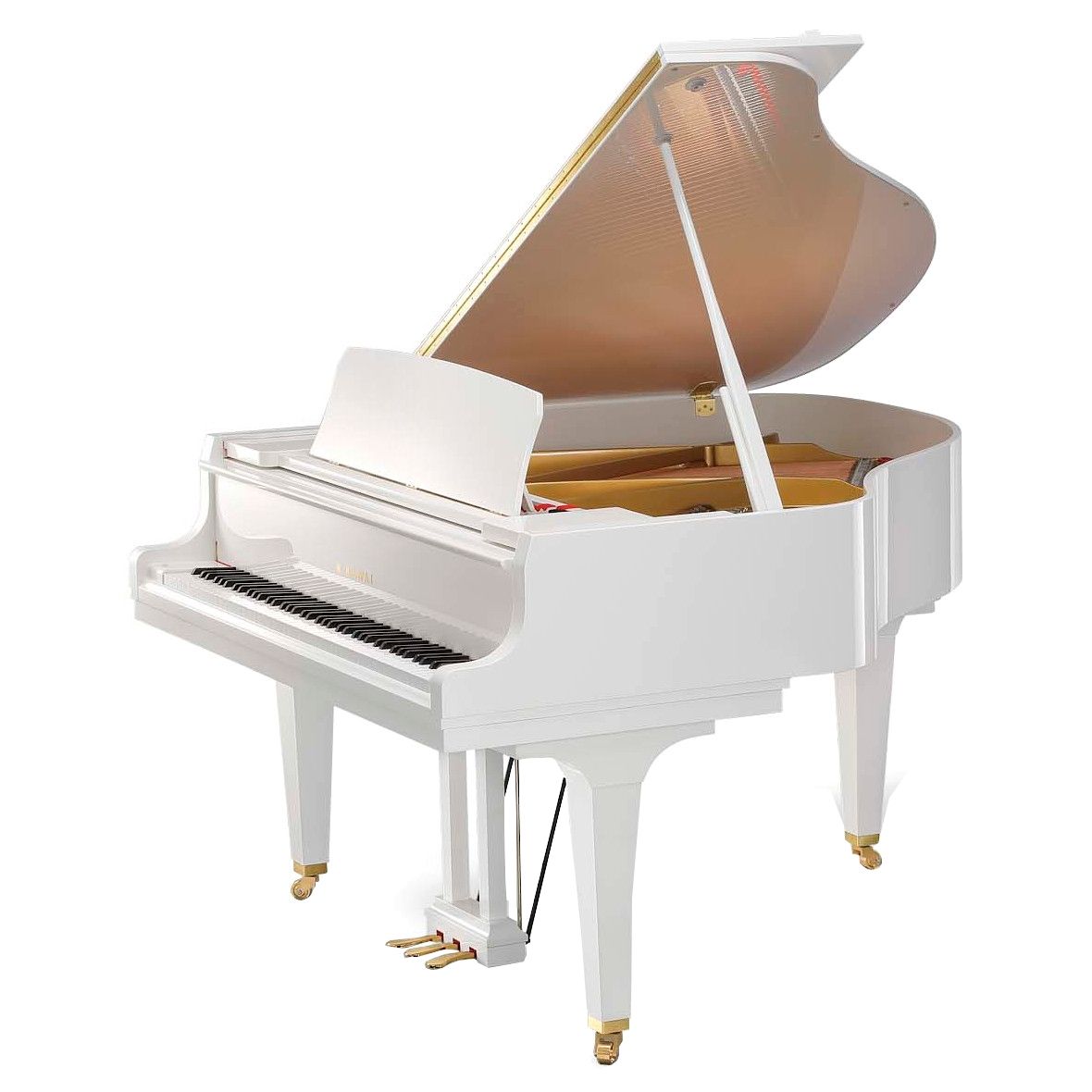 KAWAI GL-20 WH/P - рояль, 157х150х102, 300 кг., белый полиров., механизм Millennium III.