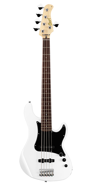 GB55JJ-OW GB Series Бас-гитара, 5-струнная, белая, Cort