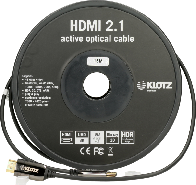 FOAUH030 Кабель HDMI оптический, 30 м, Klotz