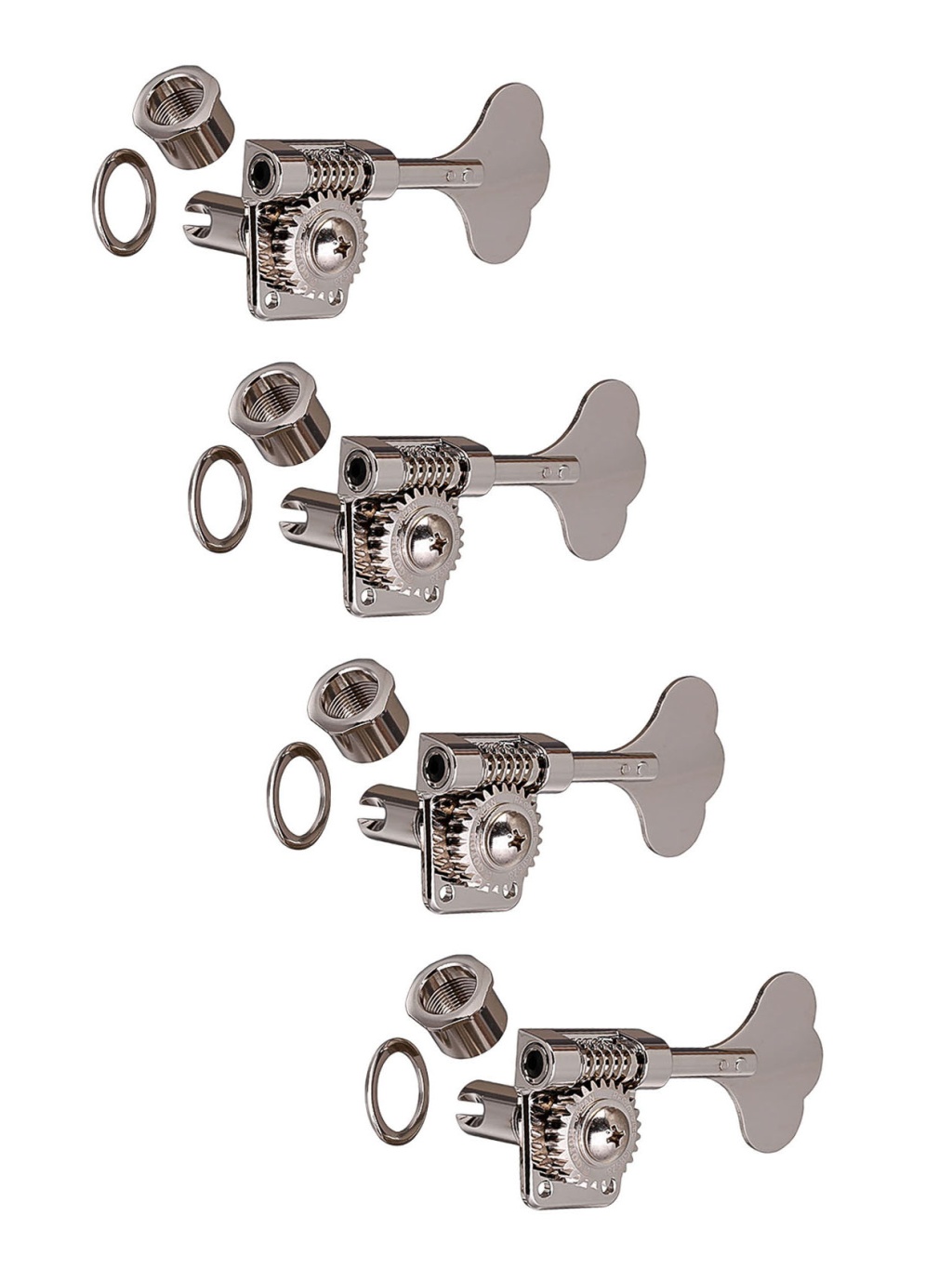 GB528-N-L4 Колки для бас-гитары 4л, никель, Gotoh