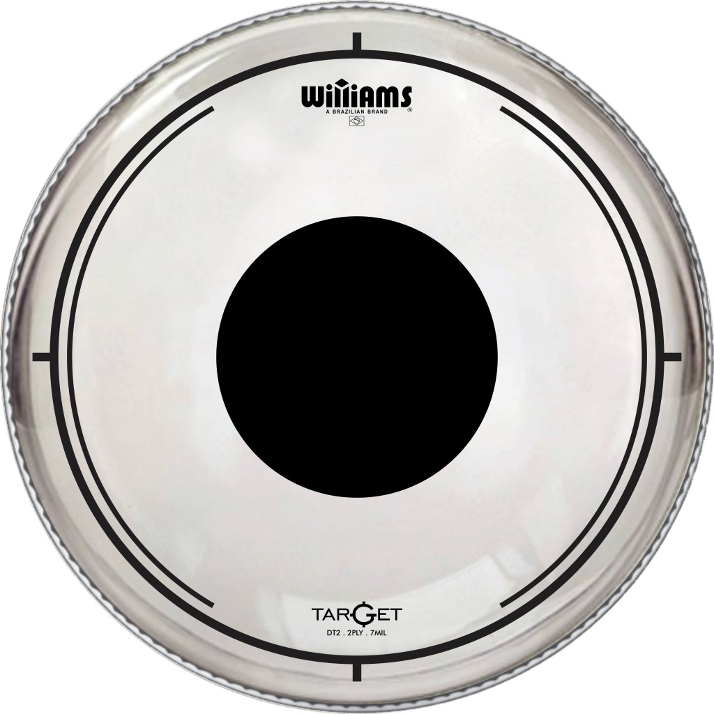 DT2-7MIL-16 Target Dot Series Clear Пластик для том-барабана 16", прозрачный, Williams