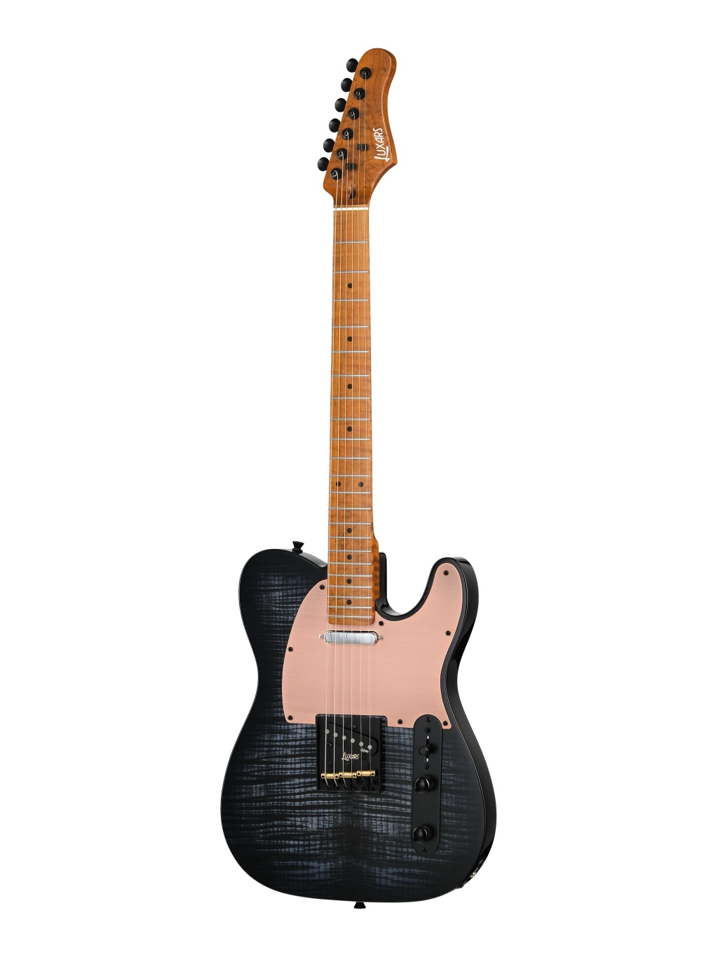 S-G27-TBK Электрогитара, черная, Luxars