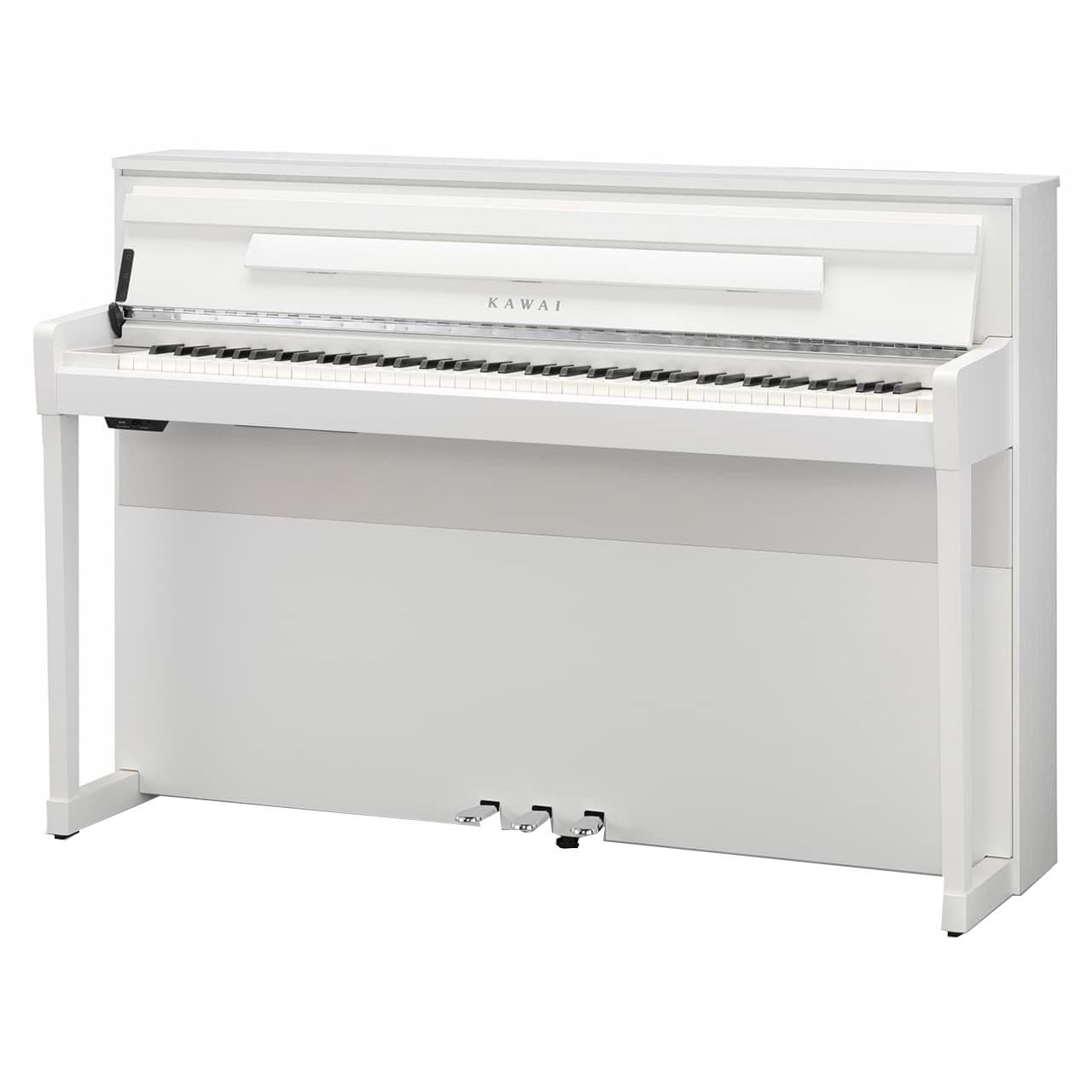 KAWAI CA99 W - цифровое пианино, механика GF III, 90 тембров, 256 полифония, 45 вт х 3, цвет белый