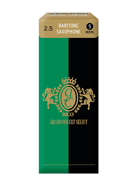 RGC05BSX250 Grand Concert Select Трости для саксофона баритон, размер 2.5, 5шт, Rico