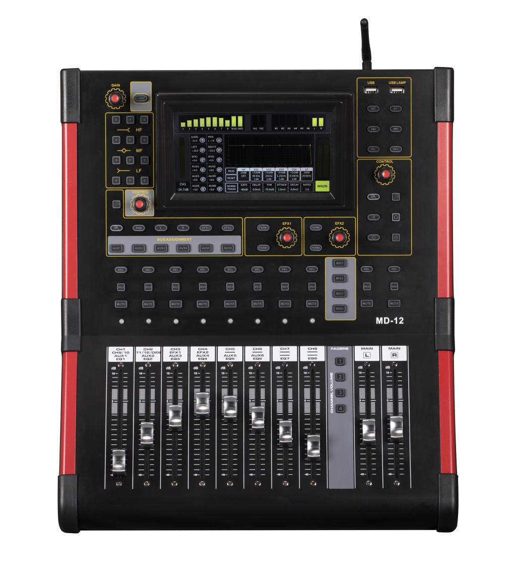DM-12 Цифровой микшерный пульт, 12 каналов, LAudio