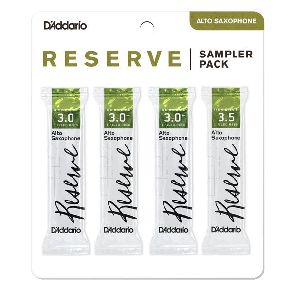 DRS-J30 Reserve Набор тростей для саксофона альт, размер 3.0-3.5, 4шт, Rico