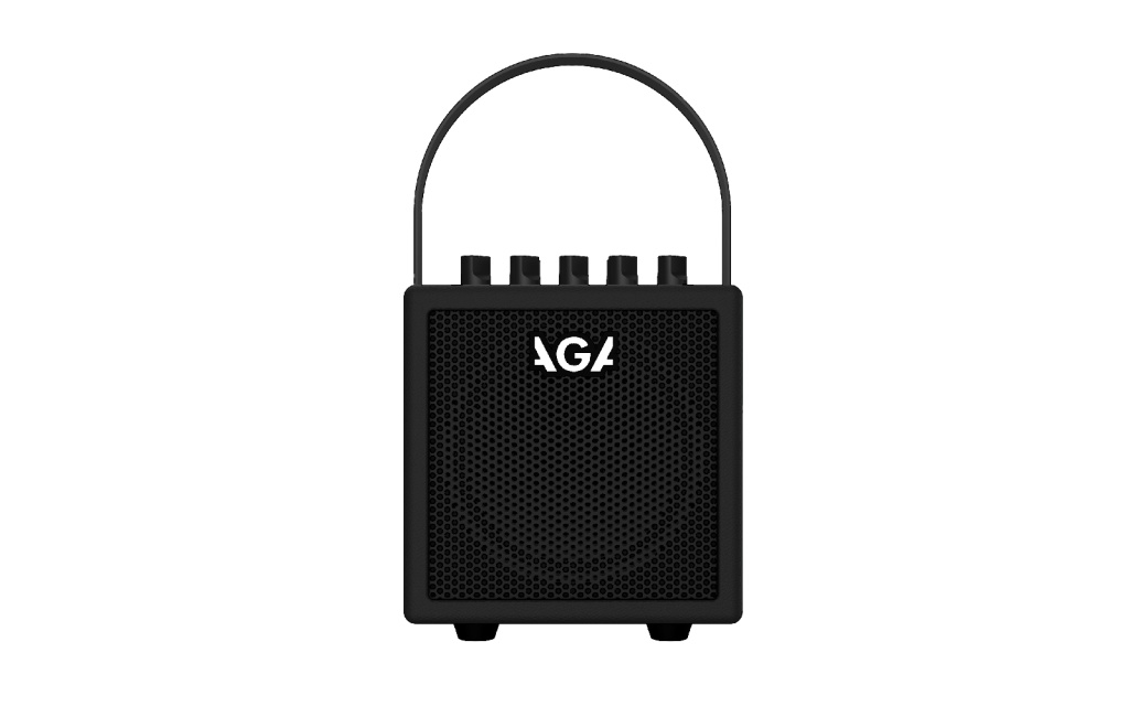 Bass-Mini-BK Комбоусилитель для бас-гитары, 30Вт, черный, AGA