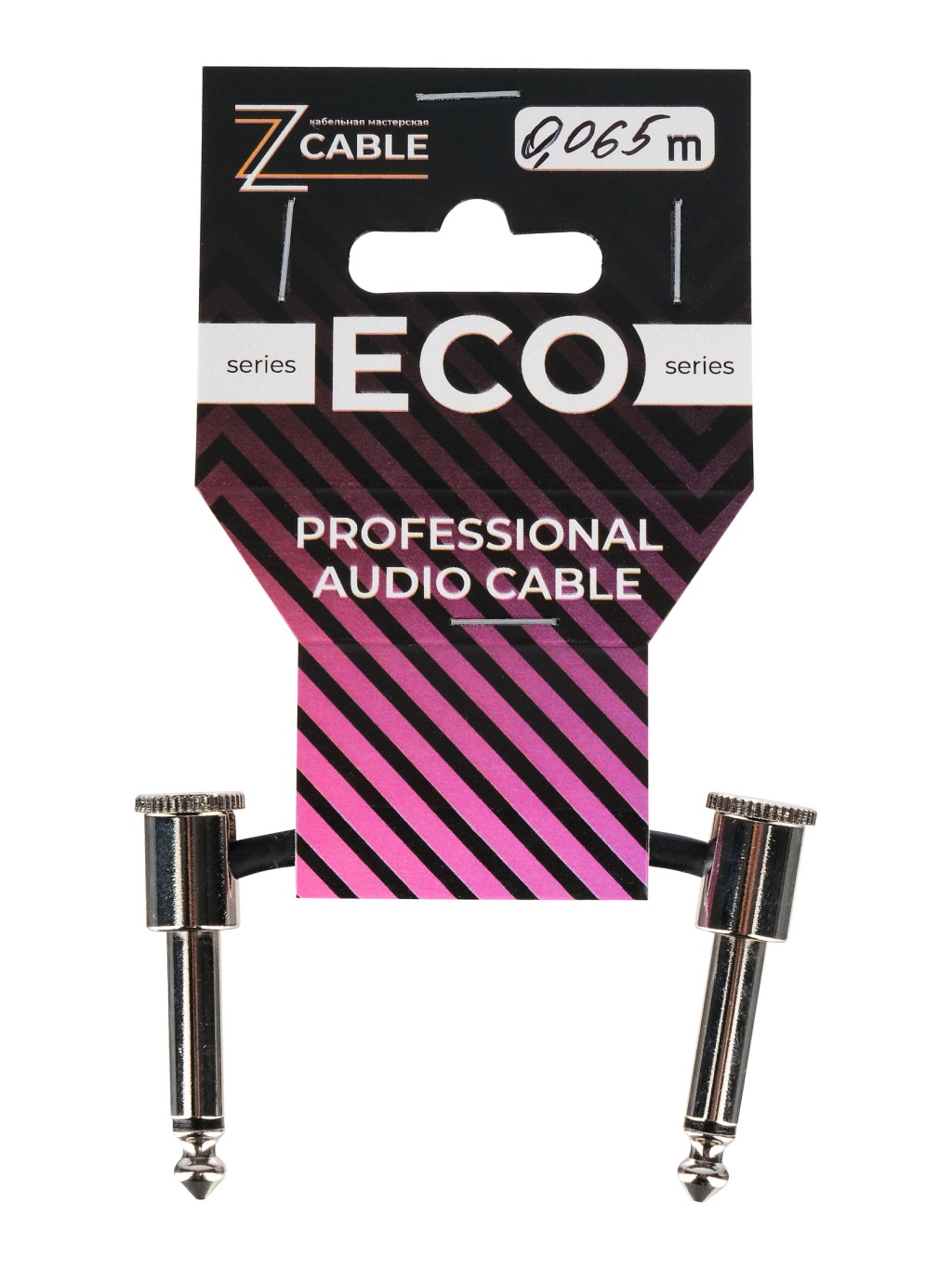 E44-JR-JR-0007-0 Патч-кабель, угловой, беспаечный корпус, 7см, ZZcable