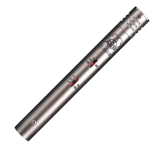 AKG C451 B - микрофон инструментальный кардиоидный 20-20000Гц, 9мВ/Па