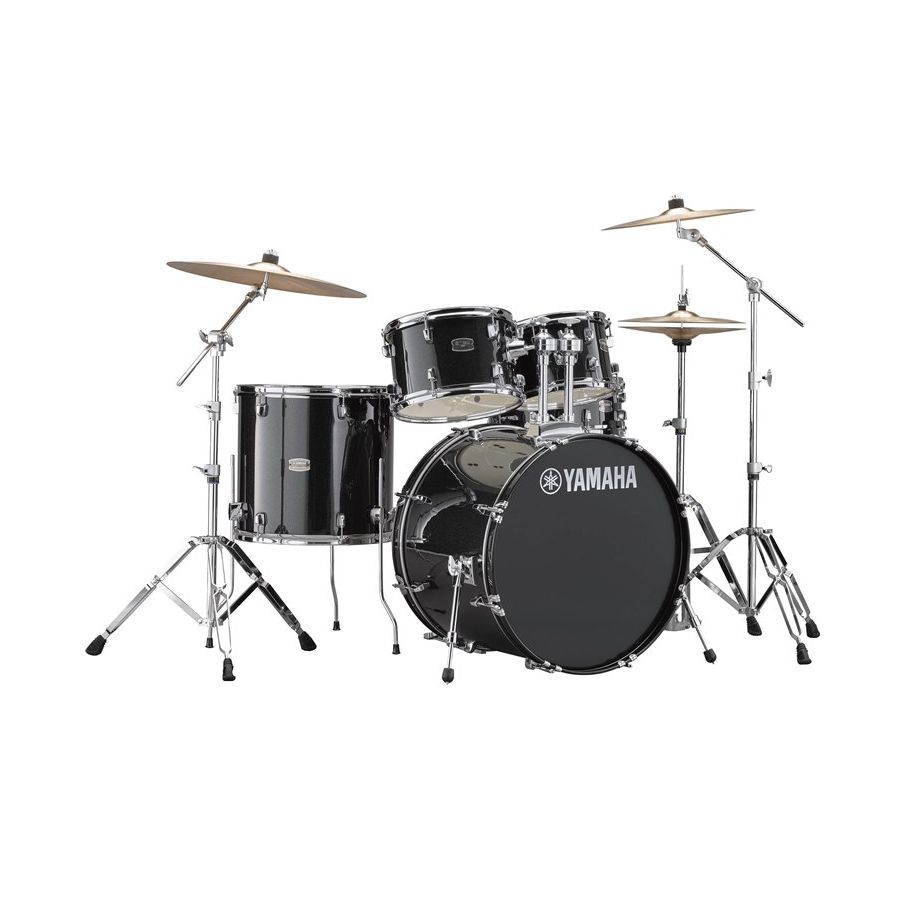 YAMAHA RDP2F5 Black Glitter - ударная установка: бочка 22', томы 10', 12', 16', мал.14'х5,5', чёрный