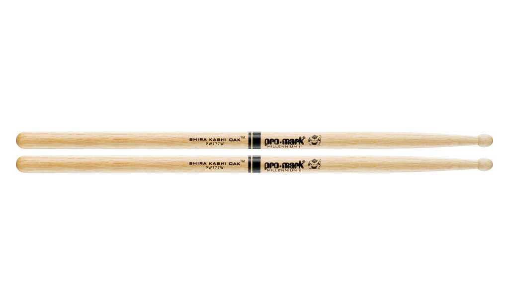 PW777W Shira Kashi 777 Барабанные палочки, дуб, деревянный наконечник, ProMark