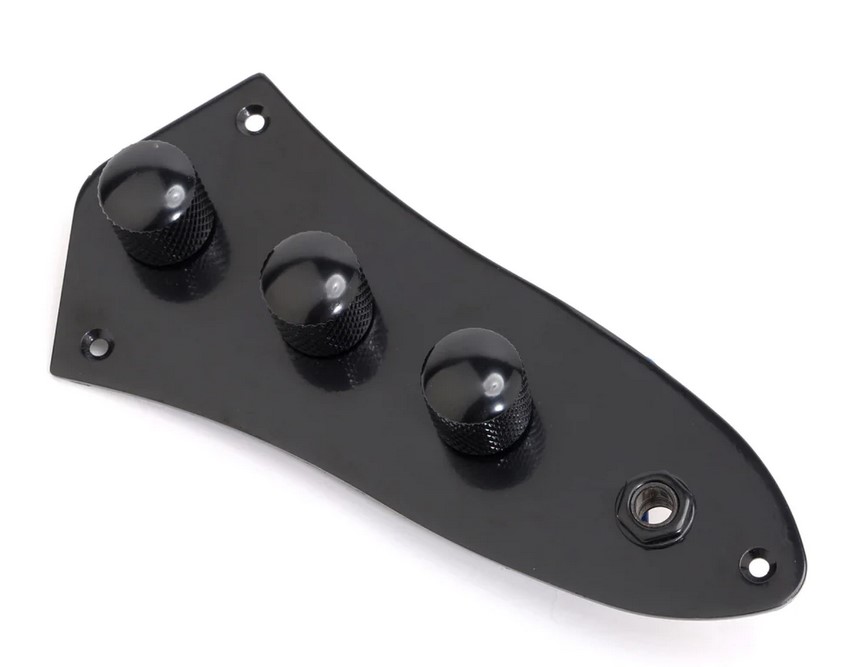 M511BK Темброблок с панелью для Jazz Bass, черный, Musiclily