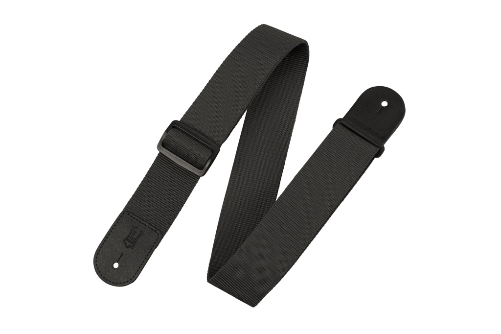 M8POLY-BLK Classics Series Ремень для гитары, полипропилен, черный, Levy's