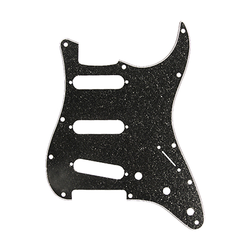 DPP-ST-BKS Защитная накладка электрогитары Stratocaster, SSS, черная, D'Andrea