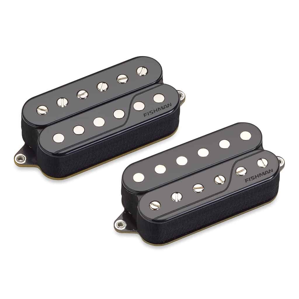 PRF-COC-SB2 Fluence Open Core Classic Комплект звукоснимателей электрогитары, черные, Fishman